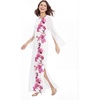 image:imageMatchable Couple Hawaiian Shirt or Maxi Spandex Dress Signature Prints  Sold Individually Spandex Stretchy Lightweight Breathable Fabric Signature Tropical Prints Vacation ReadyWomen Watercolor Orchid White Pink