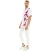 image:imageMatchable Couple Hawaiian Shirt or Maxi Spandex Dress Signature Prints  Sold Individually Spandex Stretchy Lightweight Breathable Fabric Signature Tropical Prints Vacation ReadyMen Watercolor Orchid White Pink
