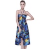 image:imageMatchable Couple Hawaiian Shirt or Dress Signature Prints Sunset  Sold Individually Matchable Couple Collection Soft Comfortable Fabric Signature Tropical Prints Vacation ReadyWomen Sunset Blue