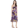 image:imageMatchable Couple Hawaiian Shirt or Dress Signature Prints Sunset  Sold Individually Matchable Couple Collection Soft Comfortable Fabric Signature Tropical Prints Vacation ReadyWomen Sunset Purple