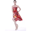 image:imageMatchable Couple Hawaiian Shirt or Dress Signature Prints Sunset  Sold Individually Matchable Couple Collection Soft Comfortable Fabric Signature Tropical Prints Vacation ReadyWomen Sunset Red