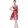 image:imageMatchable Couple Hawaiian Shirt or Dress Signature Prints Sunset  Sold Individually Matchable Couple Collection Soft Comfortable Fabric Signature Tropical Prints Vacation ReadyWomen Sunset Red
