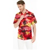 image:imageMatchable Couple Hawaiian Shirt or Dress Signature Prints Sunset  Sold Individually Matchable Couple Collection Soft Comfortable Fabric Signature Tropical Prints Vacation ReadyMen Sunset Red