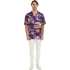 image:imageMatchable Couple Hawaiian Shirt or Dress Signature Prints Sunset  Sold Individually Matchable Couple Collection Soft Comfortable Fabric Signature Tropical Prints Vacation ReadyMen Sunset Purple