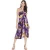image:imageMatchable Couple Hawaiian Shirt or Dress Signature Prints Sunset  Sold Individually Matchable Couple Collection Soft Comfortable Fabric Signature Tropical Prints Vacation ReadyWomen Sunset Purple