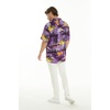 image:imageMatchable Couple Hawaiian Shirt or Dress Signature Prints Sunset  Sold Individually Matchable Couple Collection Soft Comfortable Fabric Signature Tropical Prints Vacation ReadyMen Sunset Purple