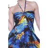 image:imageMatchable Couple Hawaiian Shirt or Dress Signature Prints Sunset  Sold Individually Matchable Couple Collection Soft Comfortable Fabric Signature Tropical Prints Vacation ReadyWomen Sunset Blue