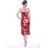 image:imageMatchable Couple Hawaiian Shirt or Dress Signature Prints Sunset  Sold Individually Matchable Couple Collection Soft Comfortable Fabric Signature Tropical Prints Vacation ReadyWomen Sunset Red