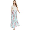 image:imageHawaii Hangover Family Matching Clothes Pink Hibiscus Vine Turquoise  Family matching Hawaiian outfits Pink Hibiscus Vine Turquoise lightweight rayon machine washable tropical floral printWomen Wide Leg Pants