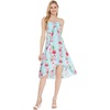 image:imageHawaii Hangover Family Matching Clothes Pink Hibiscus Vine Turquoise  Family matching Hawaiian outfits Pink Hibiscus Vine Turquoise lightweight rayon machine washable tropical floral printWomen Halter