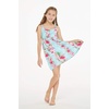 image:imageHawaii Hangover Family Matching Clothes Pink Hibiscus Vine Turquoise  Family matching Hawaiian outfits Pink Hibiscus Vine Turquoise lightweight rayon machine washable tropical floral printGirl Empire