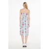 image:imageHawaii Hangover Family Matching Clothes Pink Hibiscus Vine Turquoise  Family matching Hawaiian outfits Pink Hibiscus Vine Turquoise lightweight rayon machine washable tropical floral printWomen Halter