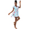 image:imageHawaii Hangover Family Matching Clothes Pink Hibiscus Vine Turquoise  Family matching Hawaiian outfits Pink Hibiscus Vine Turquoise lightweight rayon machine washable tropical floral printWomen Short Rahee