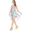 image:imageHawaii Hangover Family Matching Clothes Pink Hibiscus Vine Turquoise  Family matching Hawaiian outfits Pink Hibiscus Vine Turquoise lightweight rayon machine washable tropical floral printWomen Fairy