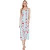 image:imageHawaii Hangover Family Matching Clothes Pink Hibiscus Vine Turquoise  Family matching Hawaiian outfits Pink Hibiscus Vine Turquoise lightweight rayon machine washable tropical floral printWomen Sweet Heart Maxi