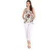 image:imageHawaii Hangover Family Matching Hawaiian Clothes Neon Sunset Pink  Family Matching Hawaiian Clothes Neon Sunset Pink lightweight rayon machine washable tropical floral print luausWomen Tank Top