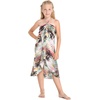 image:imageHawaii Hangover Family Matching Hawaiian Clothes Neon Sunset Pink  Family Matching Hawaiian Clothes Neon Sunset Pink lightweight rayon machine washable tropical floral print luausGirl Halter