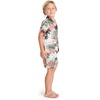 image:imageHawaii Hangover Family Matching Hawaiian Clothes Neon Sunset Pink  Family Matching Hawaiian Clothes Neon Sunset Pink lightweight rayon machine washable tropical floral print luausBoy Short Sleeve