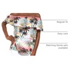 image:imageHawaii Hangover Family Matching Hawaiian Clothes Neon Sunset Pink  Family Matching Hawaiian Clothes Neon Sunset Pink lightweight rayon machine washable tropical floral print luausWomen Offshoulder Ruffle Top