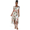 image:imageHawaii Hangover Family Matching Hawaiian Clothes Neon Sunset Pink  Family Matching Hawaiian Clothes Neon Sunset Pink lightweight rayon machine washable tropical floral print luausWomen Wrap Ruffle