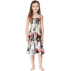 image:imageHawaii Hangover Family Matching Hawaiian Clothes Neon Sunset Pink  Family Matching Hawaiian Clothes Neon Sunset Pink lightweight rayon machine washable tropical floral print luausGirl Elastic Top