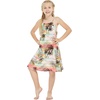 image:imageHawaii Hangover Family Matching Hawaiian Clothes Neon Sunset Pink  Family Matching Hawaiian Clothes Neon Sunset Pink lightweight rayon machine washable tropical floral print luausGirl Shift
