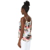 image:imageHawaii Hangover Family Matching Hawaiian Clothes Neon Sunset Pink  Family Matching Hawaiian Clothes Neon Sunset Pink lightweight rayon machine washable tropical floral print luausWomen Spaghetti Strap Top
