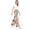 image:imageHawaii Hangover Family Matching Hawaiian Clothes Neon Sunset Pink  Family Matching Hawaiian Clothes Neon Sunset Pink lightweight rayon machine washable tropical floral print luausWomen Wide Leg Pants