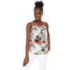 image:imageHawaii Hangover Family Matching Hawaiian Clothes Neon Sunset Pink  Family Matching Hawaiian Clothes Neon Sunset Pink lightweight rayon machine washable tropical floral print luausWomen Spaghetti Strap Top