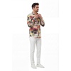 image:imageHawaii Hangover Family Matching Hawaiian Clothes Neon Sunset Pink  Family Matching Hawaiian Clothes Neon Sunset Pink lightweight rayon machine washable tropical floral print luausMen Long Sleeve