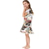 image:imageHawaii Hangover Family Matching Hawaiian Clothes Neon Sunset Pink  Family Matching Hawaiian Clothes Neon Sunset Pink lightweight rayon machine washable tropical floral print luausGirl Simple Muumuu
