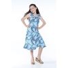 image:imageHawaii Hangover Family Matching Hawaiian Clothes Simply Blue Leaves  Family matching Hawaiian outfits Simply Blue Leaves lightweight rayon machine washable tropical leaf print luausGirl Wrap