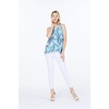 image:imageHawaii Hangover Family Matching Hawaiian Clothes Simply Blue Leaves  Family matching Hawaiian outfits Simply Blue Leaves lightweight rayon machine washable tropical leaf print luausWomen Tank Top