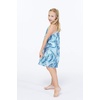image:imageHawaii Hangover Family Matching Hawaiian Clothes Simply Blue Leaves  Family matching Hawaiian outfits Simply Blue Leaves lightweight rayon machine washable tropical leaf print luausGirl Shift