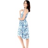 image:imageHawaii Hangover Family Matching Hawaiian Clothes Simply Blue Leaves  Family matching Hawaiian outfits Simply Blue Leaves lightweight rayon machine washable tropical leaf print luausWomen Short Tank