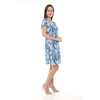 image:imageHawaii Hangover Family Matching Hawaiian Clothes Simply Blue Leaves  Family matching Hawaiian outfits Simply Blue Leaves lightweight rayon machine washable tropical leaf print luausWomen Short Rahee