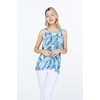 image:imageHawaii Hangover Family Matching Hawaiian Clothes Simply Blue Leaves  Family matching Hawaiian outfits Simply Blue Leaves lightweight rayon machine washable tropical leaf print luausWomen Tank Top