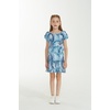 image:imageHawaii Hangover Family Matching Hawaiian Clothes Simply Blue Leaves  Family matching Hawaiian outfits Simply Blue Leaves lightweight rayon machine washable tropical leaf print luausGirl Simply Muumuu
