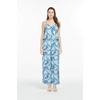 image:imageHawaii Hangover Family Matching Hawaiian Clothes Simply Blue Leaves  Family matching Hawaiian outfits Simply Blue Leaves lightweight rayon machine washable tropical leaf print luausWomen V Neck Jumpsuit