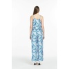 image:imageHawaii Hangover Family Matching Hawaiian Clothes Simply Blue Leaves  Family matching Hawaiian outfits Simply Blue Leaves lightweight rayon machine washable tropical leaf print luausWomen V Neck Jumpsuit