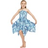 image:imageHawaii Hangover Family Matching Hawaiian Clothes Simply Blue Leaves  Family matching Hawaiian outfits Simply Blue Leaves lightweight rayon machine washable tropical leaf print luausGirl Fairy