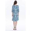 image:imageHawaii Hangover Family Matching Hawaiian Clothes Simply Blue Leaves  Family matching Hawaiian outfits Simply Blue Leaves lightweight rayon machine washable tropical leaf print luausWomen 34 Sleeve