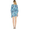 image:imageHawaii Hangover Family Matching Hawaiian Clothes Simply Blue Leaves  Family matching Hawaiian outfits Simply Blue Leaves lightweight rayon machine washable tropical leaf print luausWomen Short Poncho