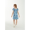 image:imageHawaii Hangover Family Matching Hawaiian Clothes Simply Blue Leaves  Family matching Hawaiian outfits Simply Blue Leaves lightweight rayon machine washable tropical leaf print luausGirl Simply Muumuu