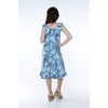 image:imageHawaii Hangover Family Matching Hawaiian Clothes Simply Blue Leaves  Family matching Hawaiian outfits Simply Blue Leaves lightweight rayon machine washable tropical leaf print luausGirl Wrap
