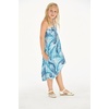 image:imageHawaii Hangover Family Matching Hawaiian Clothes Simply Blue Leaves  Family matching Hawaiian outfits Simply Blue Leaves lightweight rayon machine washable tropical leaf print luausGirl Halter