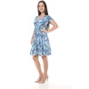 image:imageHawaii Hangover Family Matching Hawaiian Clothes Simply Blue Leaves  Family matching Hawaiian outfits Simply Blue Leaves lightweight rayon machine washable tropical leaf print luausWomen Short Rahee