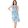 image:imageHawaii Hangover Family Matching Hawaiian Clothes Simply Blue Leaves  Family matching Hawaiian outfits Simply Blue Leaves lightweight rayon machine washable tropical leaf print luausWomen Short Tank