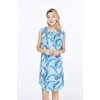 image:imageHawaii Hangover Family Matching Hawaiian Clothes Simply Blue Leaves  Family matching Hawaiian outfits Simply Blue Leaves lightweight rayon machine washable tropical leaf print luausWomen Shift
