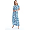 image:imageHawaii Hangover Family Matching Hawaiian Clothes Simply Blue Leaves  Family matching Hawaiian outfits Simply Blue Leaves lightweight rayon machine washable tropical leaf print luausWomen Cap Sleeve